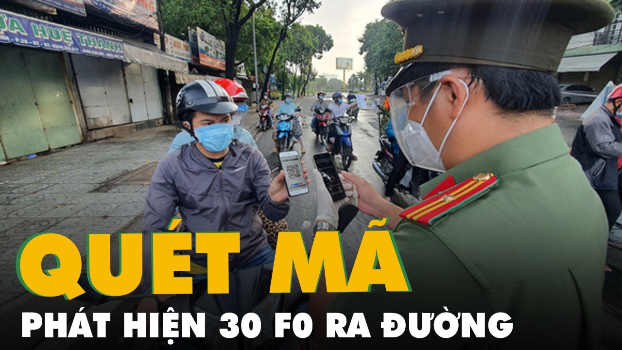 TP.HCM: Quét mã khai báo y tế, phát hiện 30 F0 ra... - youtube