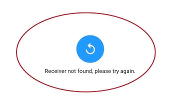 How To Fix Share Karo Receiver Not Found Please Try Again