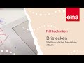 Servietten mit Briefecken nähen | Nähtutoral | KreativZeit | Elna Deutschland GmbH
