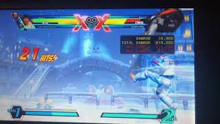 UMVC3 New Solo Ryu Starting with 1 Bar Max Damage Combo