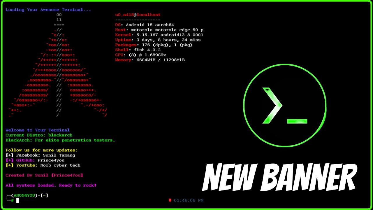 Make Your Termux Look Like a Hacker Terminal | Termux Banner Setup 2025 (No Root) | noob cyber tech