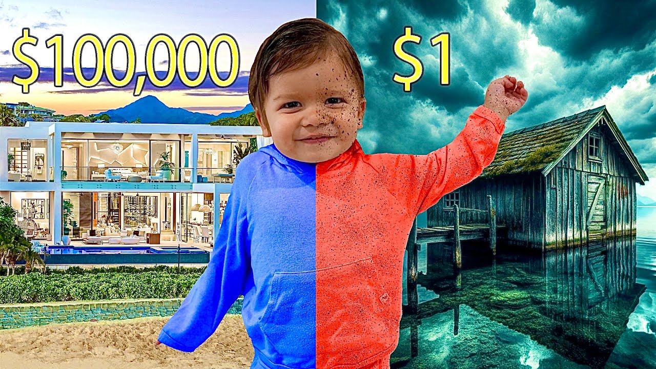 $1 vs $100,000 Vacation!!