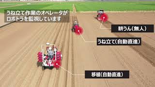 ロボット・オートトラクター　YT4/5Aシリーズ　複合作業