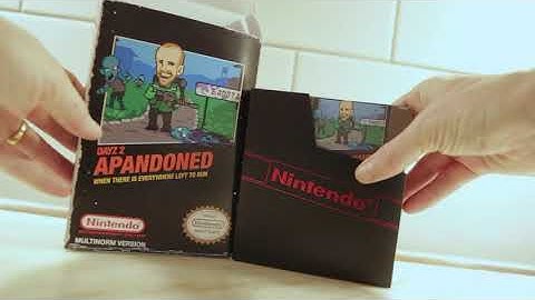 Custom retro NES game box