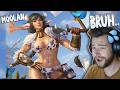 PEOPLE ARE DIVIDED ABOUT THIS "GOONER" MOOLAN SKIN.. (IT SLAPS) - SMITE 2 Duel Gameplay