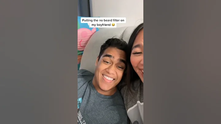Surprising my boyfriend with the no beard filter