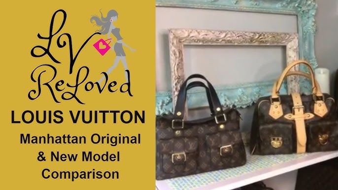 Handbag Reveal  Louis Vuitton Manhattan PM & Custom Dyed Louis Vuitton  Papillon 