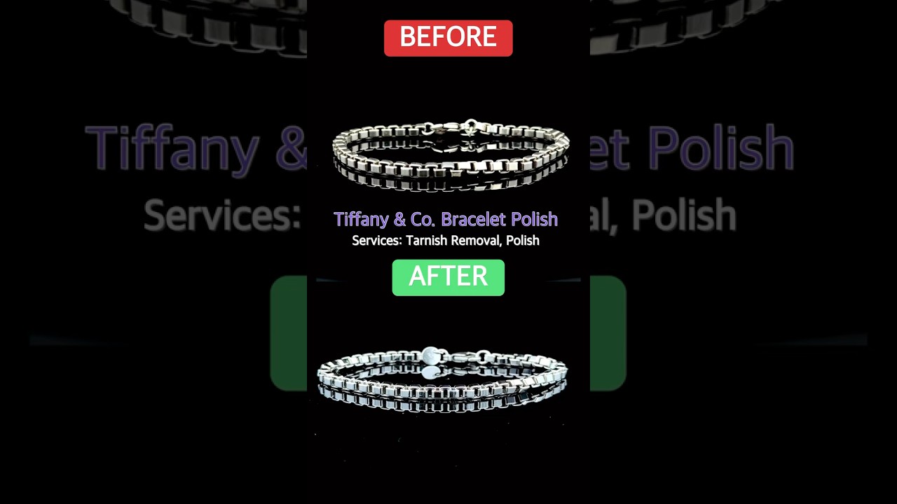 Tiffany & Co. Silver Bracelet Restoration | Professional Polish & Tarnish Removal!