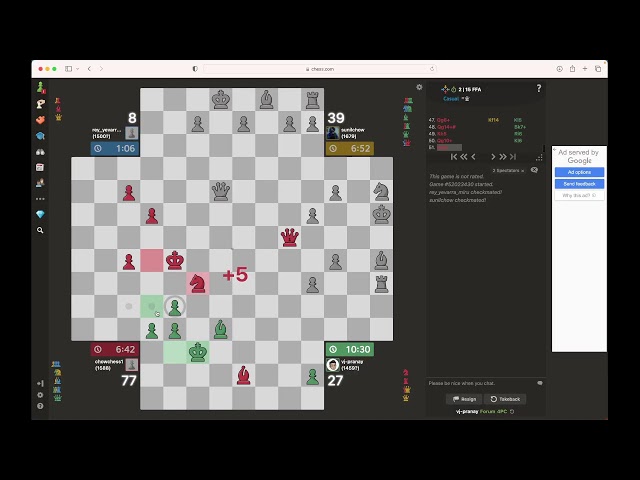 4 Player Chess Gameplay Live Stream In Telugu - Youtube