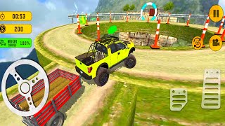 Offroad Jeep Driving & Parking - Small Cargo Trailer- Android Gameplay screenshot 2