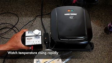 BBQube TempMaster Pro Automates George Foreman Grill