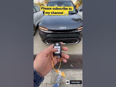 Engine start feature of Kia Carens ️ - YouTube