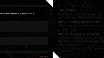 How to Find and Group Sequential Zero Values in a Pandas DataFrame