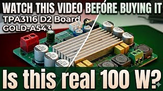 TPA3116 D2 | Class D Amplifier Board Explained | Specs, Features & Working Part 1