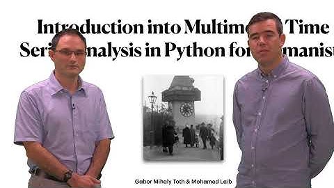 Introduction to Multimodal Time Series Analysis with Python for Humanists (DHSI 2026)