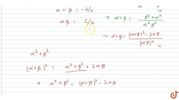 If in the equation `ax^2 +bx +c =0`, the sum of roots is equal to sum of squares of their recip...