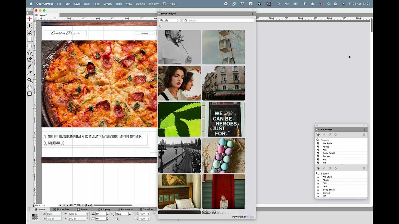 QuarkXPress Tutorial Building a 10Minute site with QuarkXPress