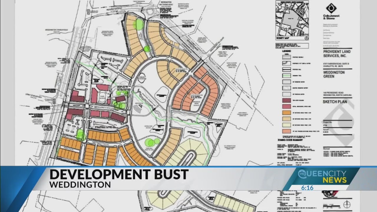 Weddington Green development is a bust - YouTube