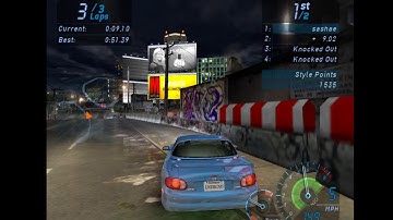 NFSU - Race 31 - Outtasite! - Lap Knock Out