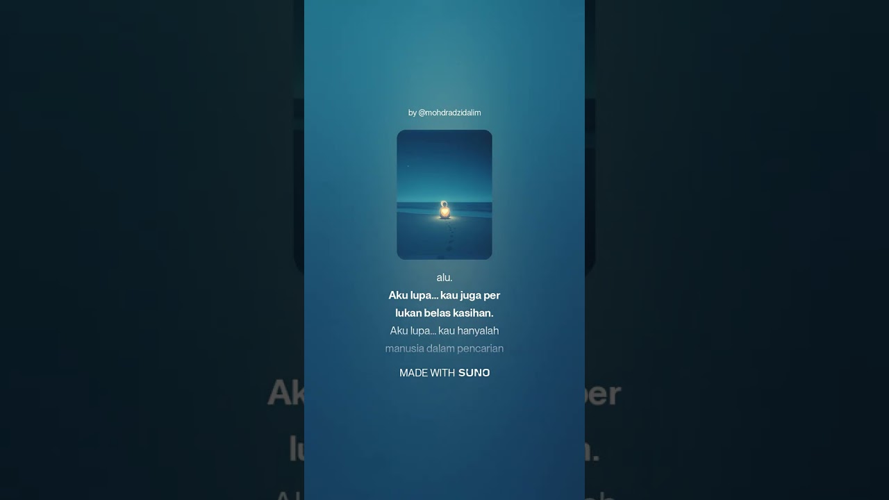 TERIMA KASIH DIRIKU   Soulful Blues Ballad, 1