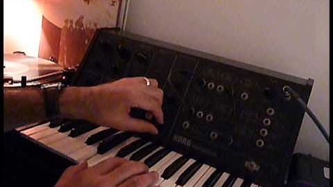 KORG MS10 - Legendary Monophonic Synth - DEMO