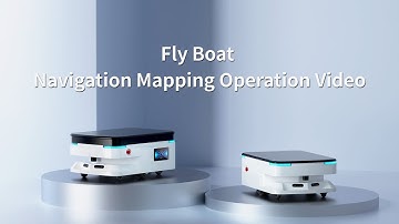 Fly Boat Load Transfer AGV Navigation and Map Building Video