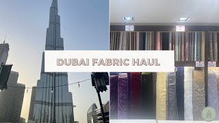 I went Fabric shopping in Dubai!!