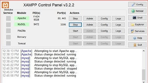 Installing Xampp as your webserver