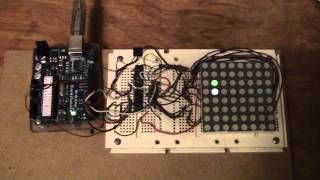 8X8 LED Matrix powered by Arduino