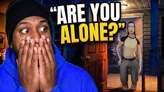 the neighbor asked if i was alone…