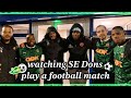 VLOG | Sneaked in to watch Se Dons play a football match ⚽️🏟️ (Must watch)