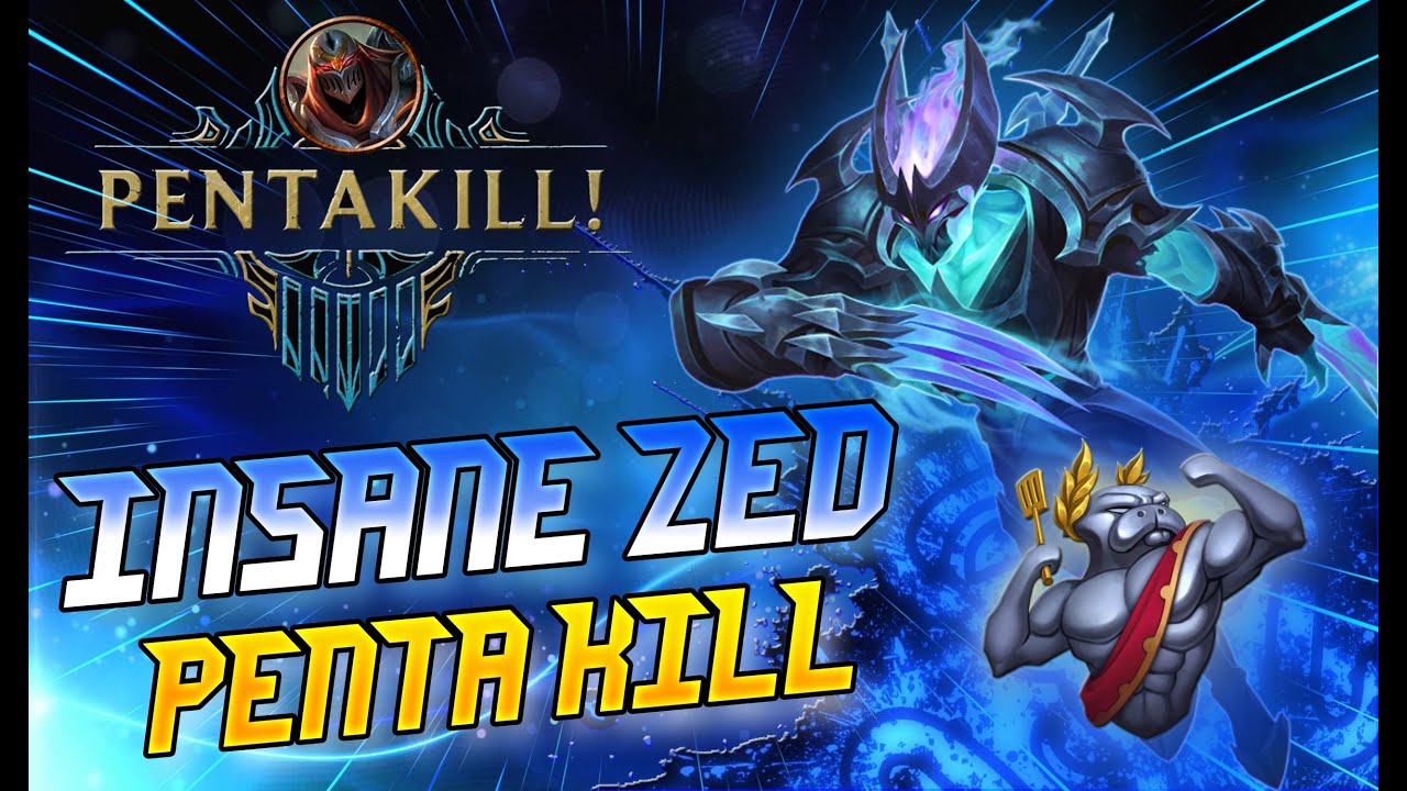 BLACK STAR | 2k22 URF ZED INSANE FAST PENTA KILL !!!