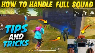 how to handle solo vs squad free fire  || keyboard mouse mobile free fire