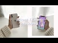 iPhone 12 mini unboxing | aesthetic asmr | size + camera comparison, vlog test