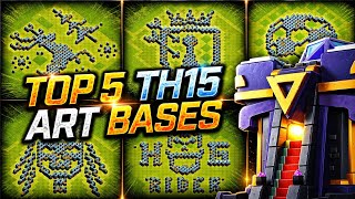 TOP 5 TH15 ART BASES 😱 | Most Creative Clash of Clans Bases Ever! screenshot 5