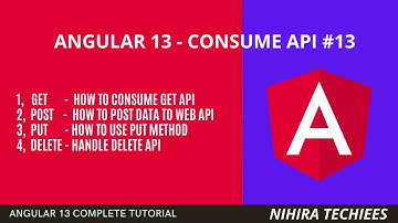Consume Web API method in Angular 13 | handling GET + POST + PUT + Delete | Angular 13 tutorial #14