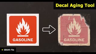 How to Create Aged Decals in Substance Painter with the Decal Aging Tool