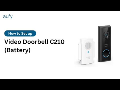 Eufy Clopoțel Fără Fir Wi-Fi Compatibil Cu Alexa și Google Home Negru