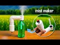 How I Made a Portable Mist Maker Using a Plastic Bottle 🔥 DIY Mini Fog Machine at Home