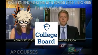 Trevor Packer Interview With Bakugo Voice Lines from My Hero Academia