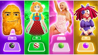 Gegagedigedagedago VS Miss Delight VS Aqua Barbie Girl VS Ragatha THE AMAZING DIGITAL CIRCUS - Tiles