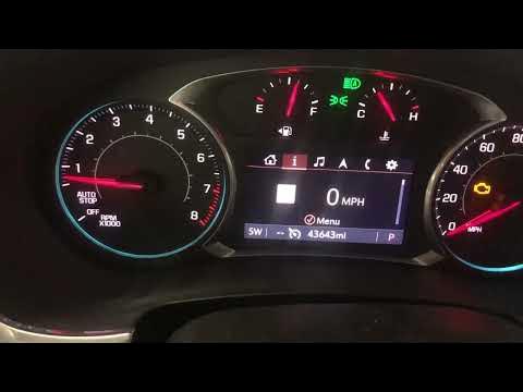 2022 Chevrolet Traverse oil life reset - YouTube