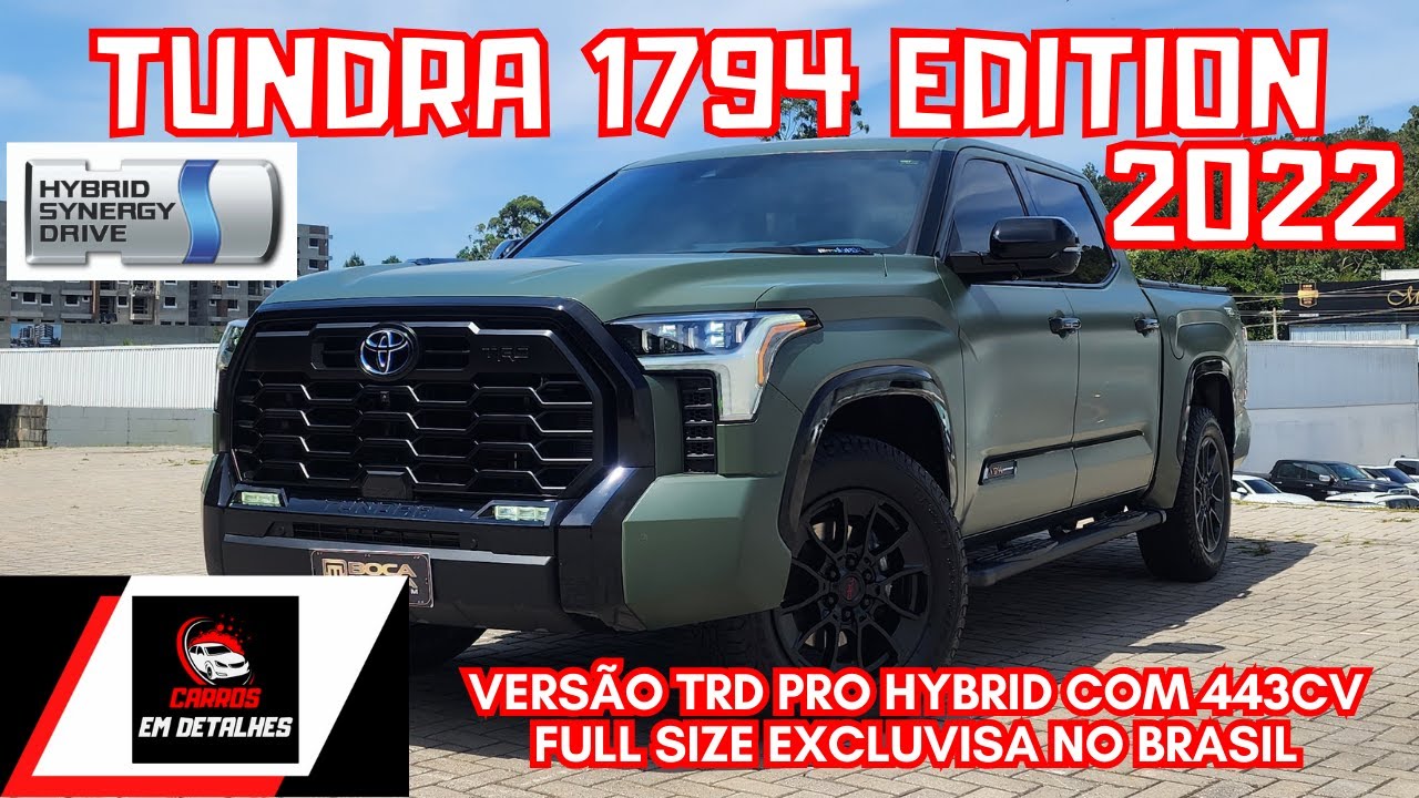 TOYOTA TUNDRA 1794 EDITION TRD PRO 2022 COM 443 CV | RIVAL DA FORD