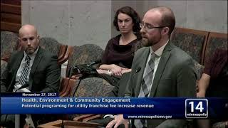 November 27, 2017 Health, Environment & Community Engagement Committee