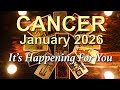 CANCER January 2026 Tarot Reading | Intuitive Spiritual Guidance | A DEFINING Month Ahead ✨