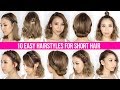 10 Easy Ways To Style Short Hair & Long Bob - Tina Yong