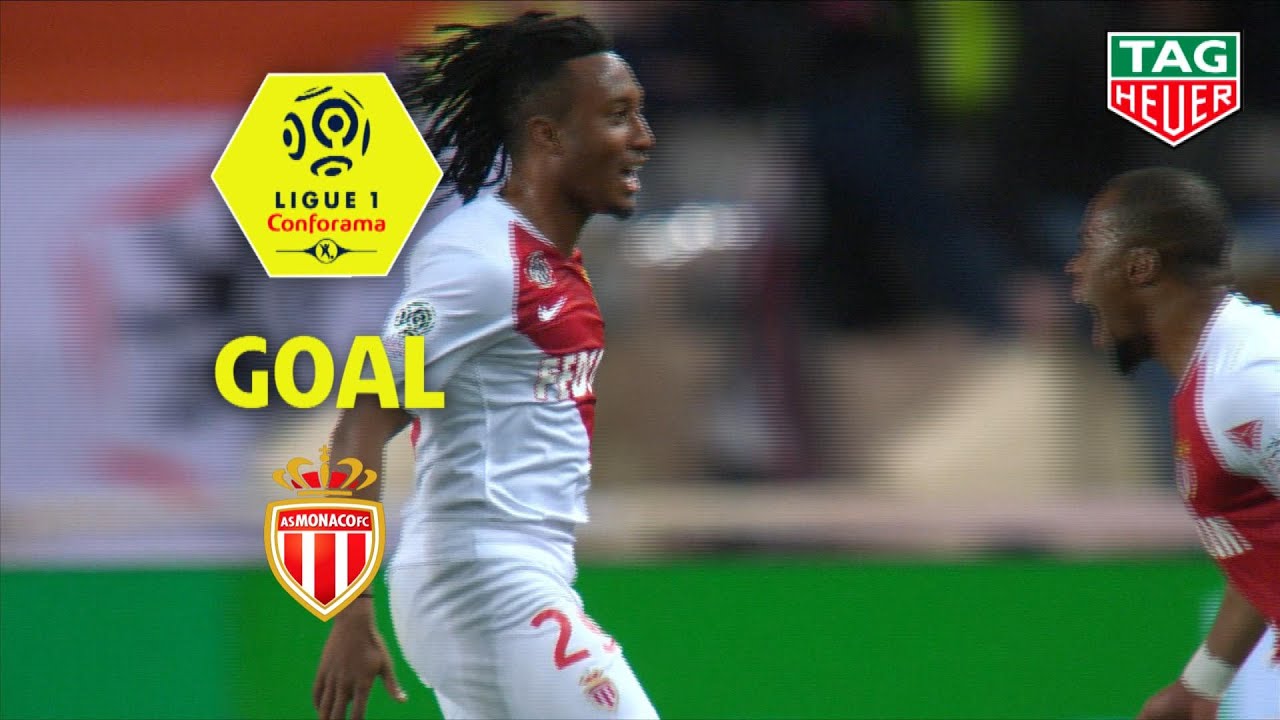 Goal Gelson MARTINS (18') / AS Monaco - Olympique Lyonnais (2-0) (ASM-OL) / 2018-19