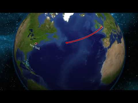 ATPL GENAV | GREAT CIRCLE DISTANCE CALCULATION