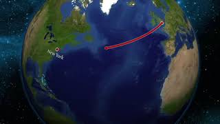ATPL GENAV | GREAT CIRCLE DISTANCE CALCULATION
