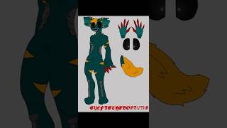 CYLFIES REFERENCE SHEET #furry #speedpaint #art #fursona